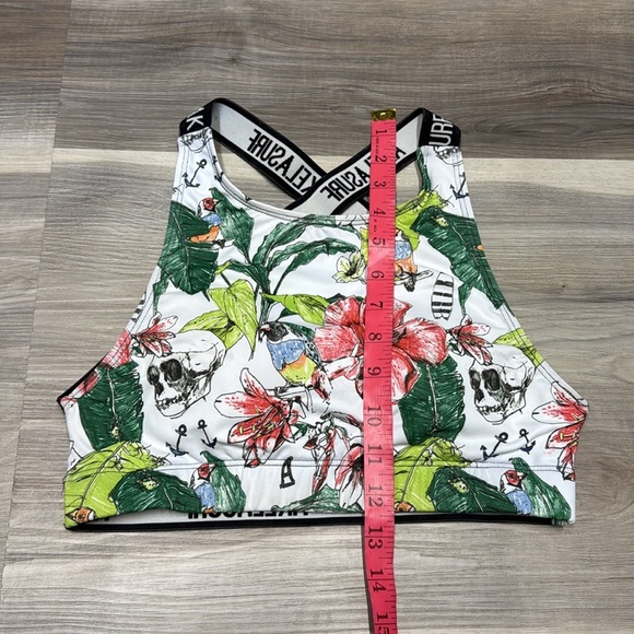 Akelasurf skull and tropical sports bra size medium - Picture 5 of 9
